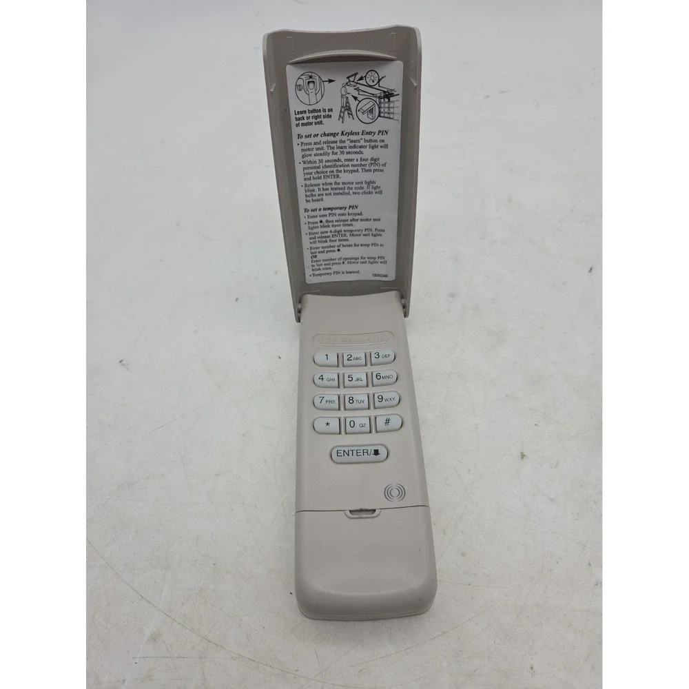 377LM OEM Liftmaster Garage Door Wireless Entry Keypad - TESTED WORKING